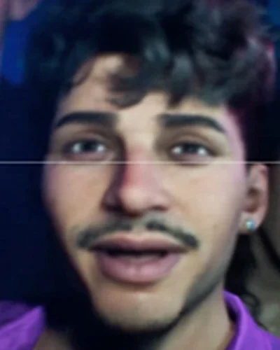 Young man taking a selfie at a Vice City club, Trailer 2.