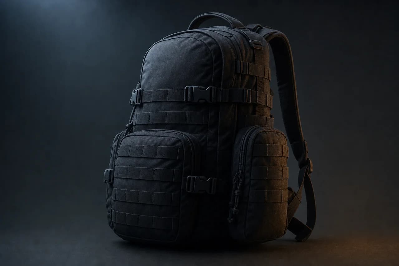 Backpack placeholder silhouette