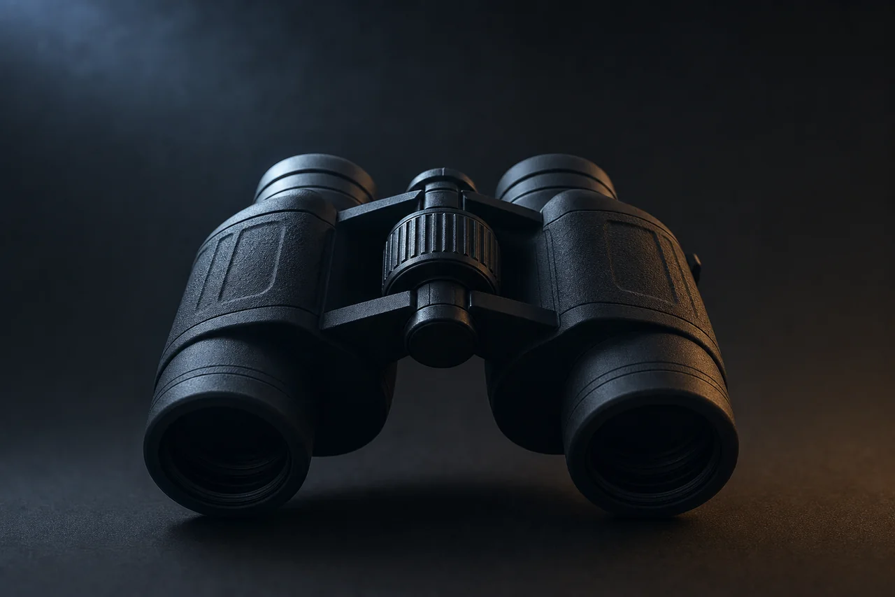 Binoculars placeholder silhouette