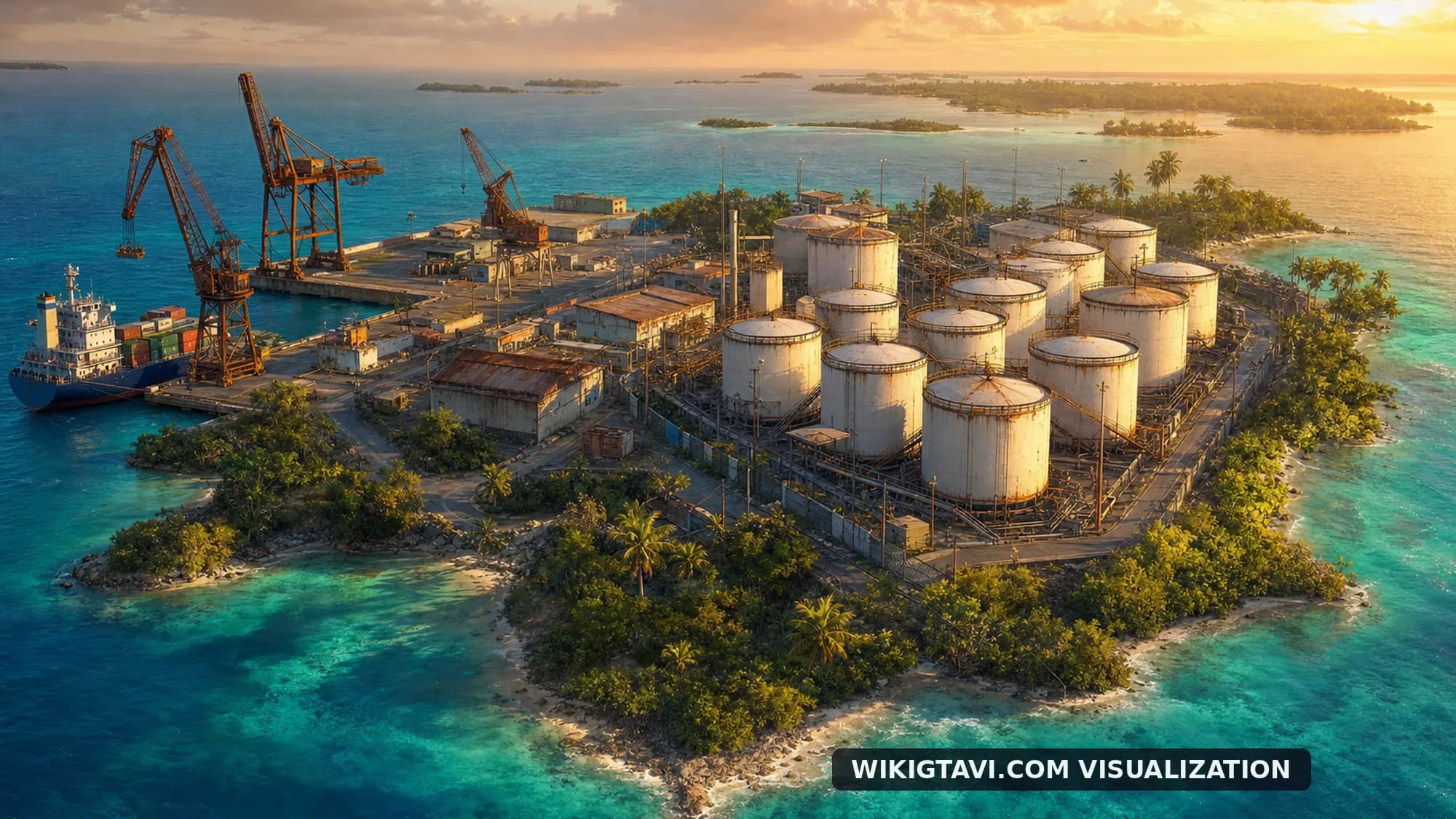 WikiGTAVI concept visualization of industrial Gloriana Key in GTA 6