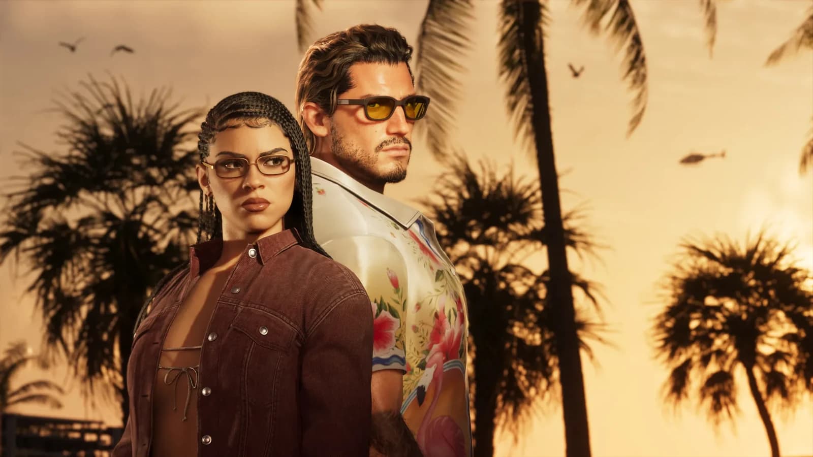 Sun-soaked Vice City scene from a new batch of 4K GTA 6 screenshots