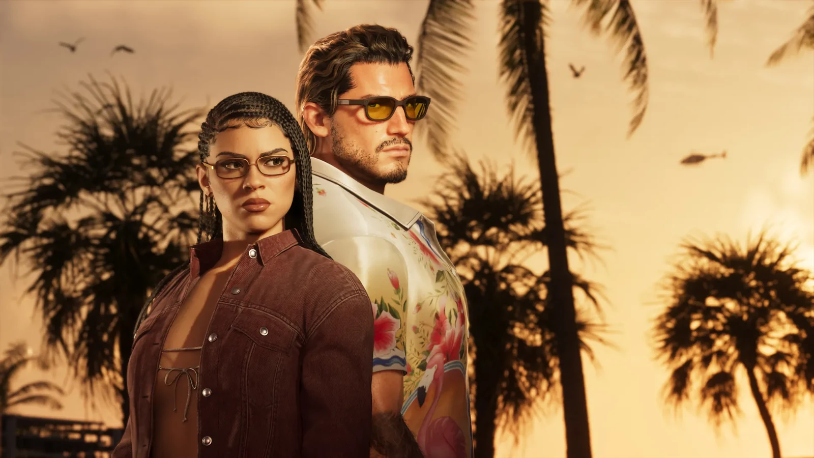 Sun-soaked Vice City scene from a new batch of 4K GTA 6 screenshots