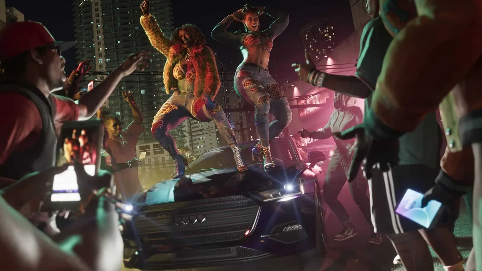 GTA 6 promotional art accompanying Take-Two CEO comments on the 2026 launch
