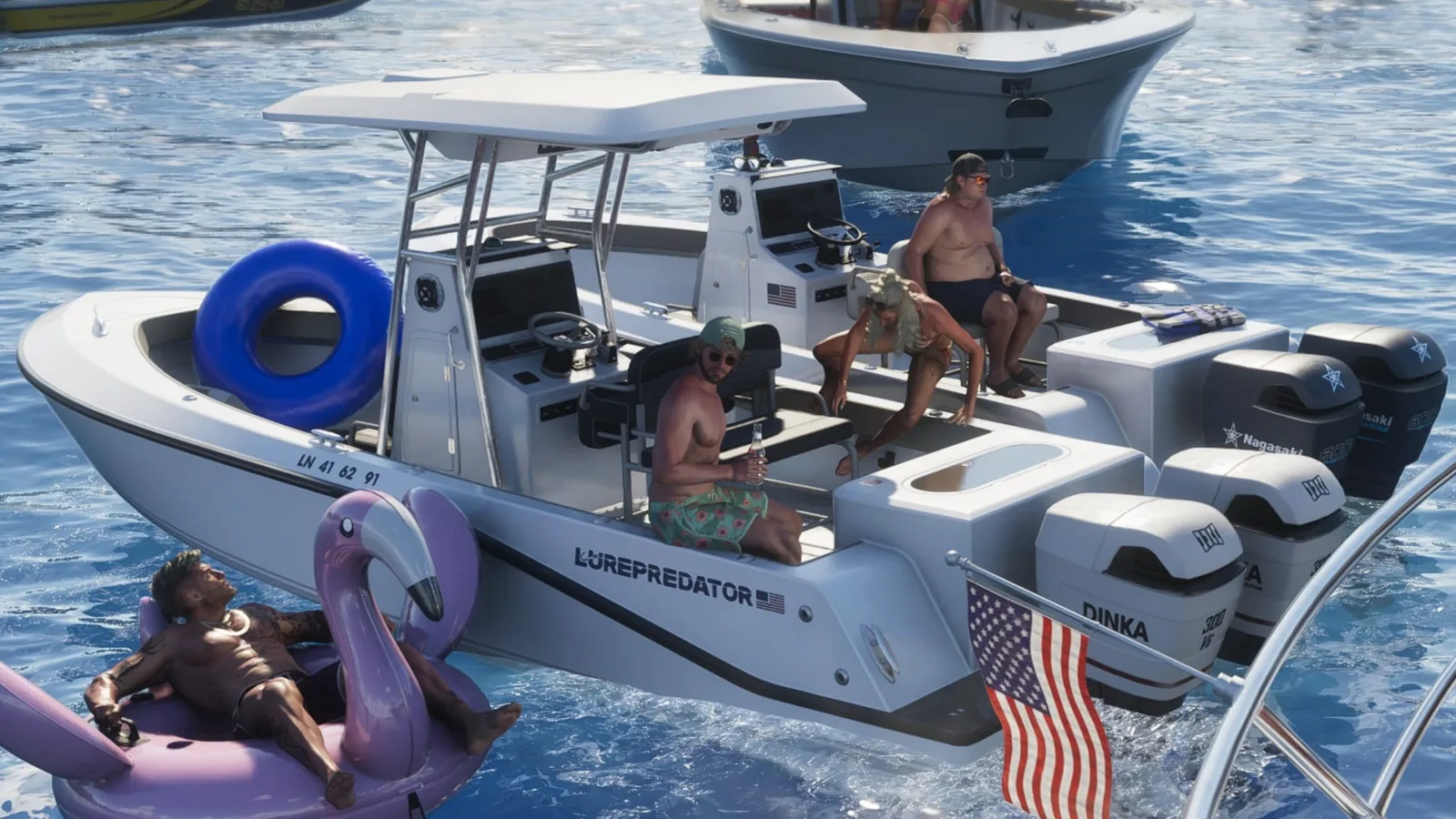 Lure Predator fishing boat from GTA 6