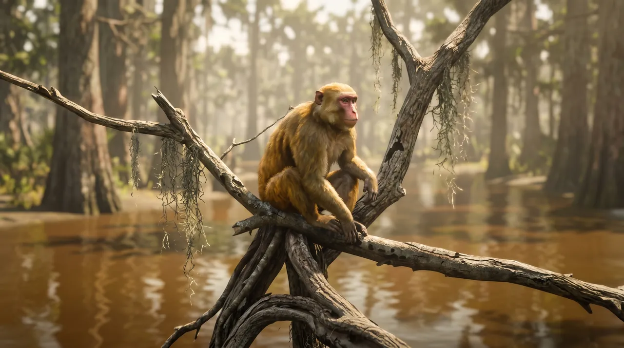 Concept render of the Rhesus Macaque in GTA 6