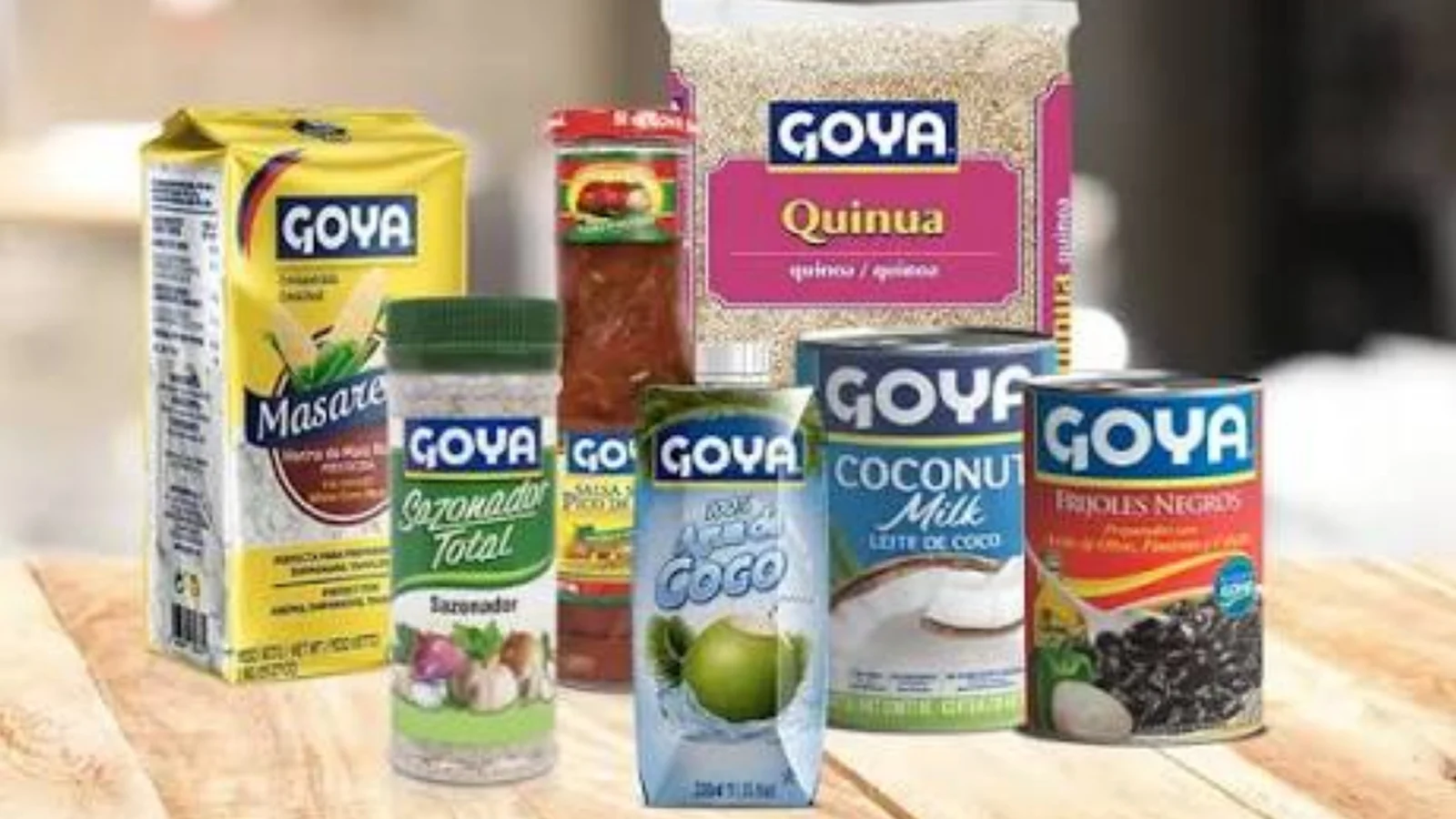 Goya pantry staples, from masarepa and quinoa to canned black beans