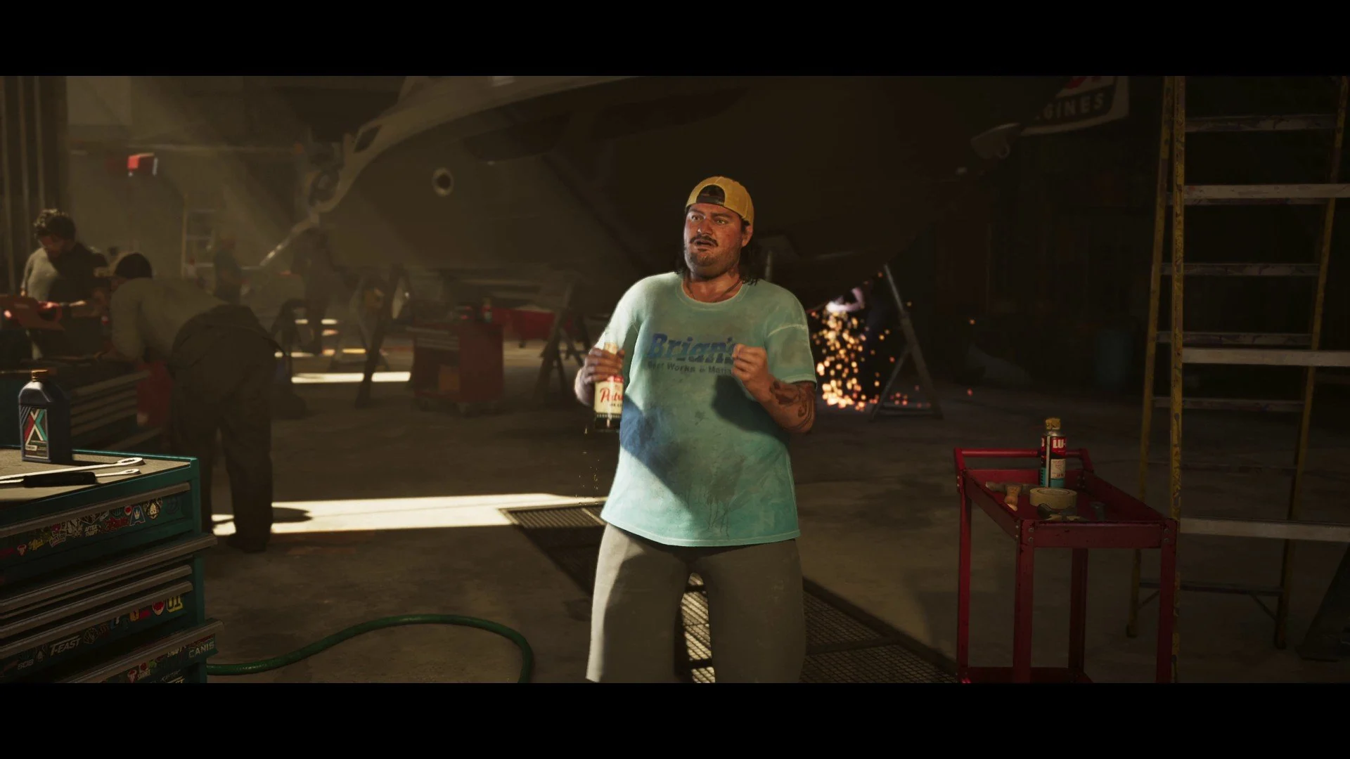 Cal Hampton in a GTA 6 screenshot.