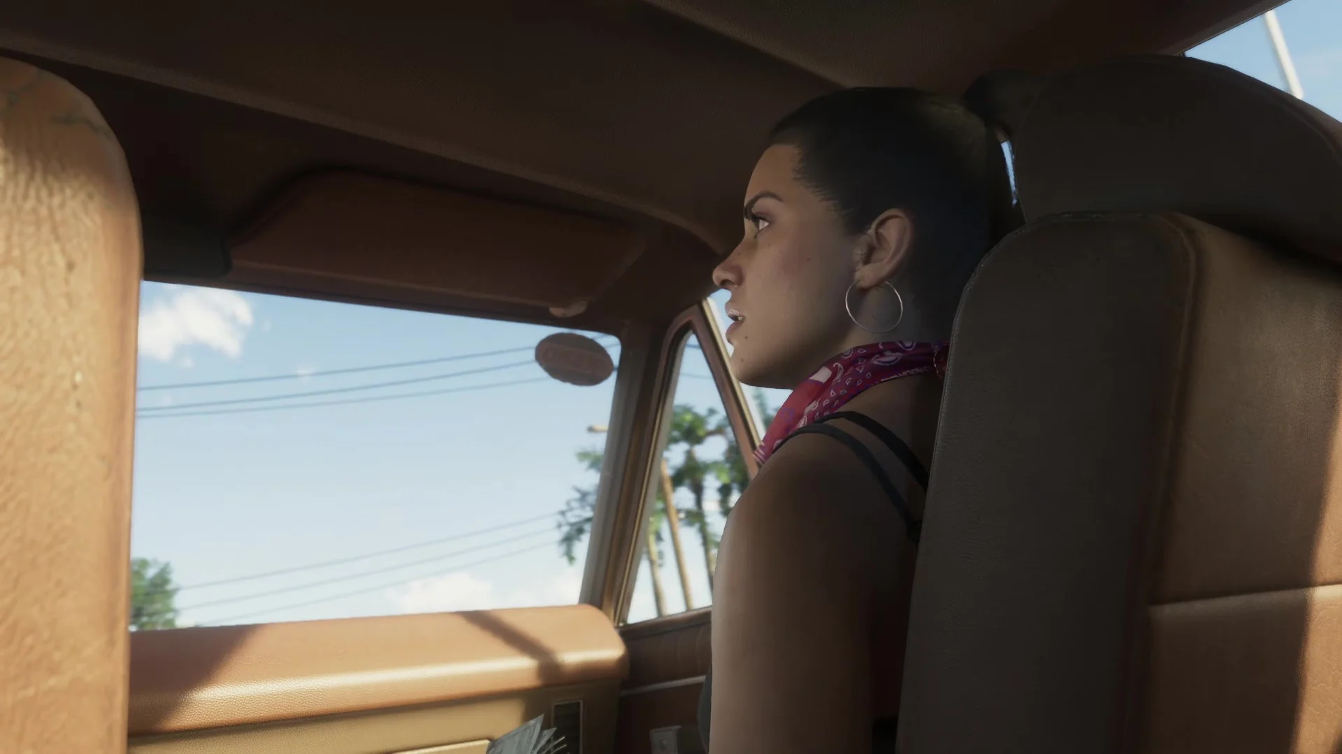 Lucia Caminos in a GTA 6 screenshot.