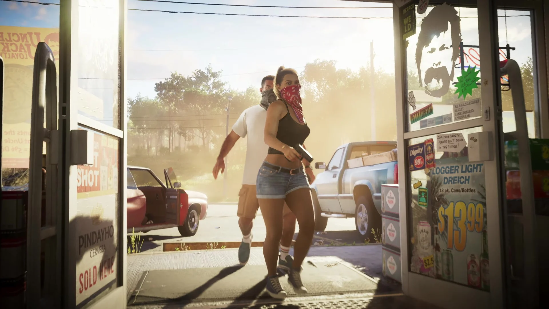 Lucia Caminos in a GTA 6 screenshot.