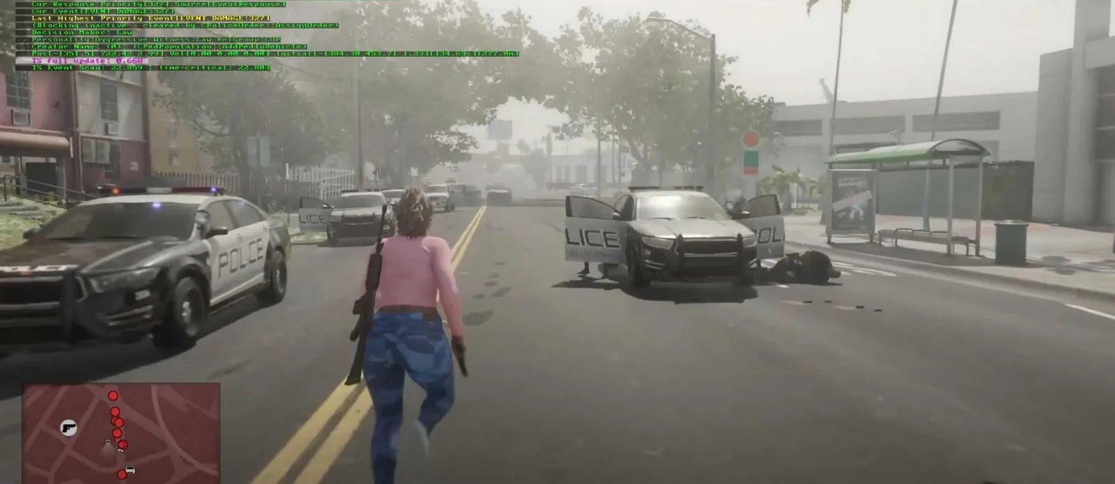 Timeline graphic showing GTA 6 major leak events from 2022 through 2025