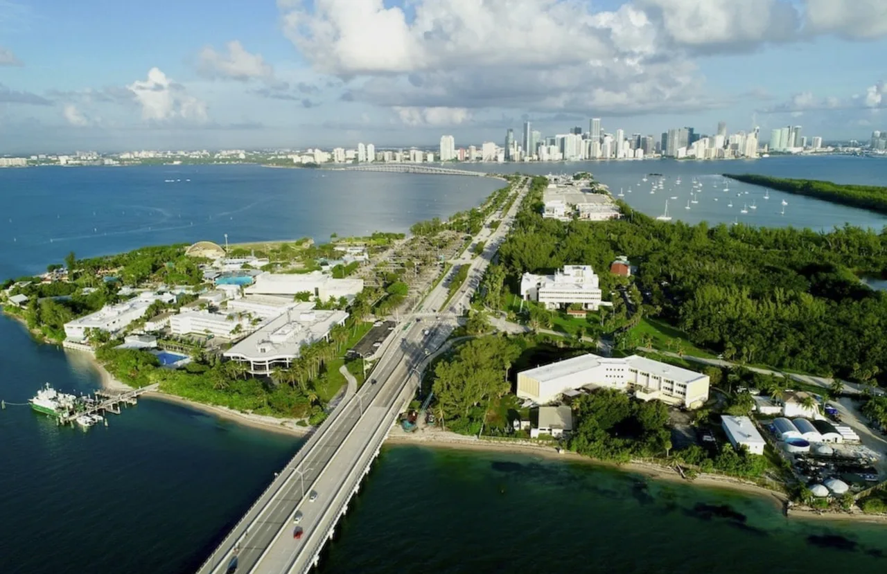 Virginia Key and the Rickenbacker Causeway, Miami