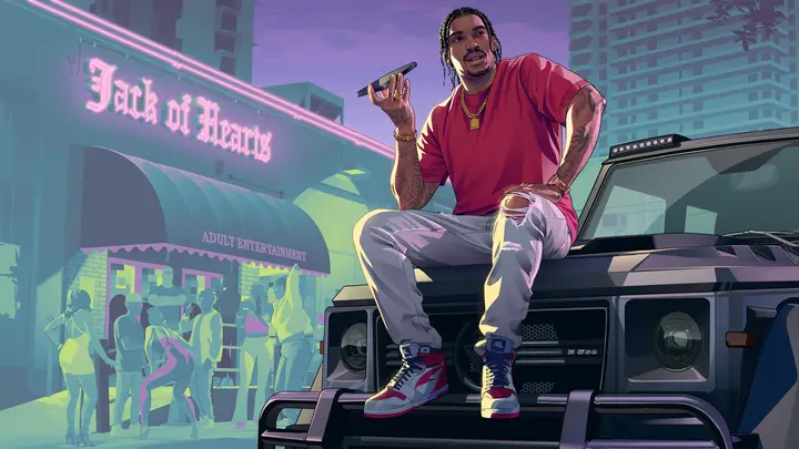 Dre’Quan outside the Jack of Hearts