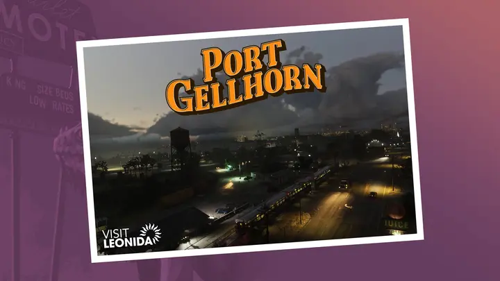 Port Gellhorn, postcard view