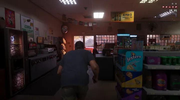 Sneaking past the snack aisle