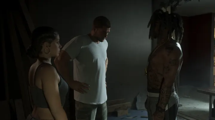 Tense words in the gutted house
