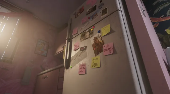 Notes on the fridge door