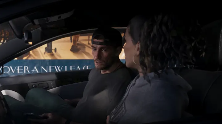 Tense words in the front seats