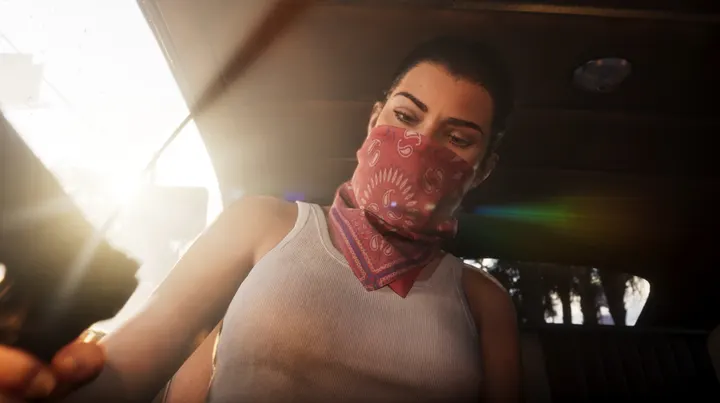 Lucia in the red bandana