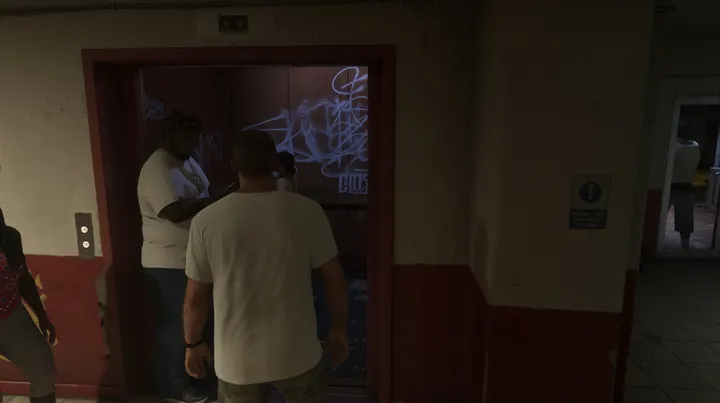 Stepping into the tagged lift