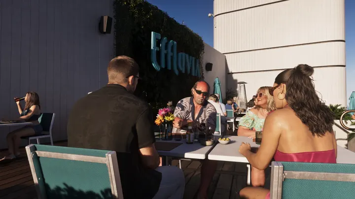 Drinks at the Effluvia terrace
