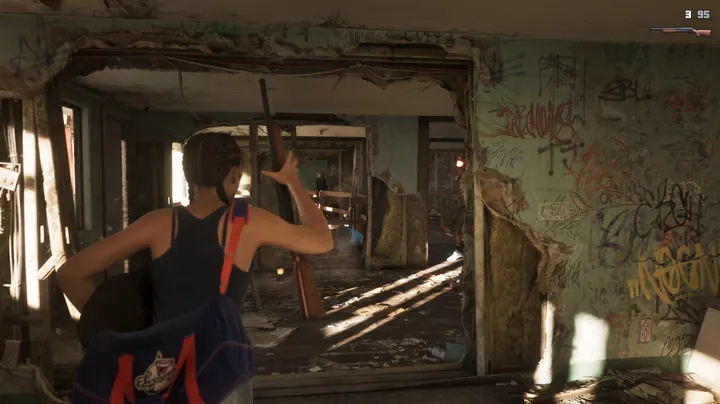 Exploring the graffiti ruin