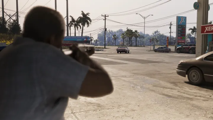 Taking aim at the gas station