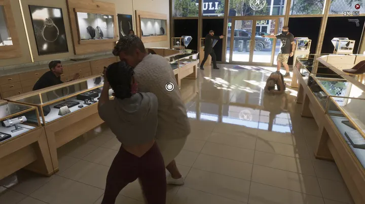 Chaos in the jewellery store