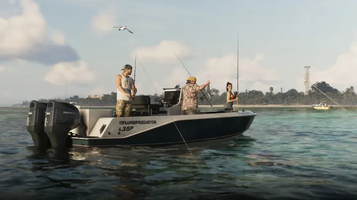 Fishing trip off the coast
