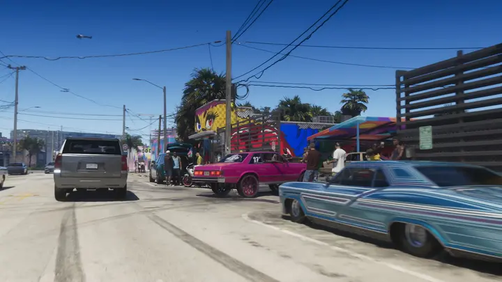 Lowriders on display