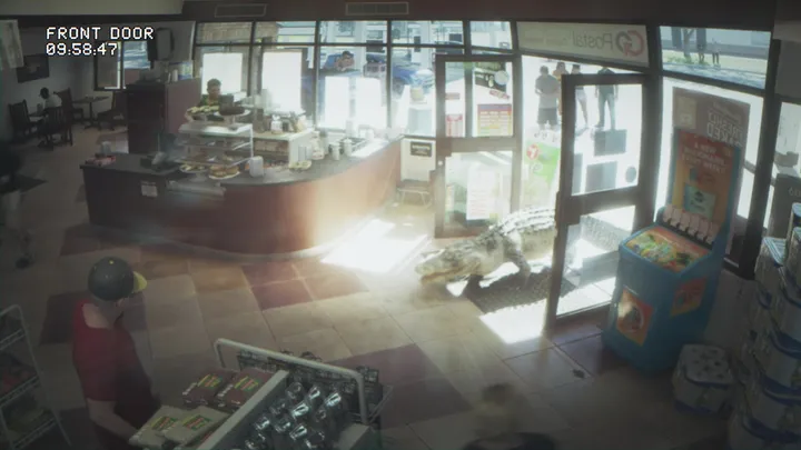 Store cam at the front door