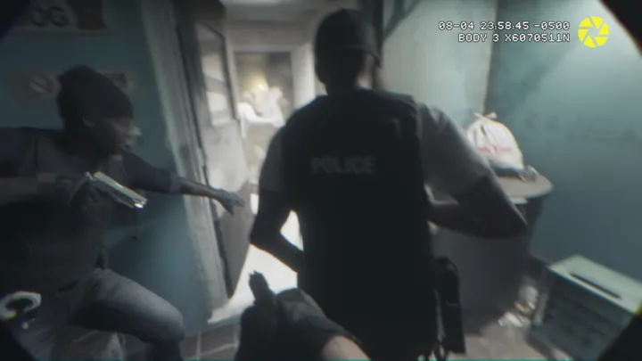Drawn down on body cam