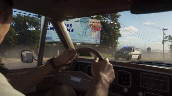 Cop on the tail