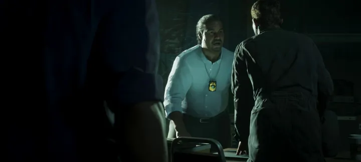 Badge and a hard talk