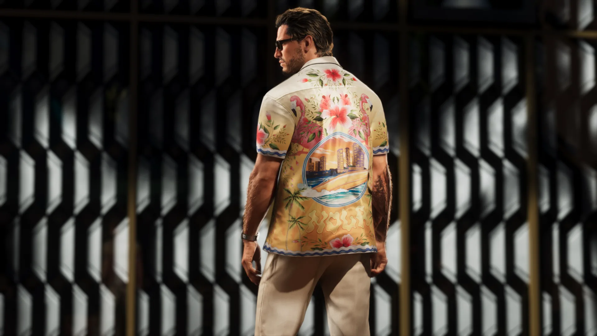 Jason Duval in a GTA 6 Ultimate Edition screenshot.