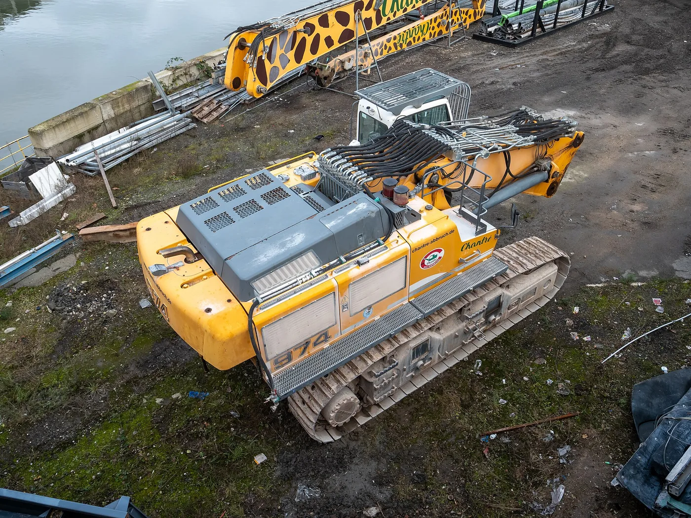 Liebherr tracked excavator