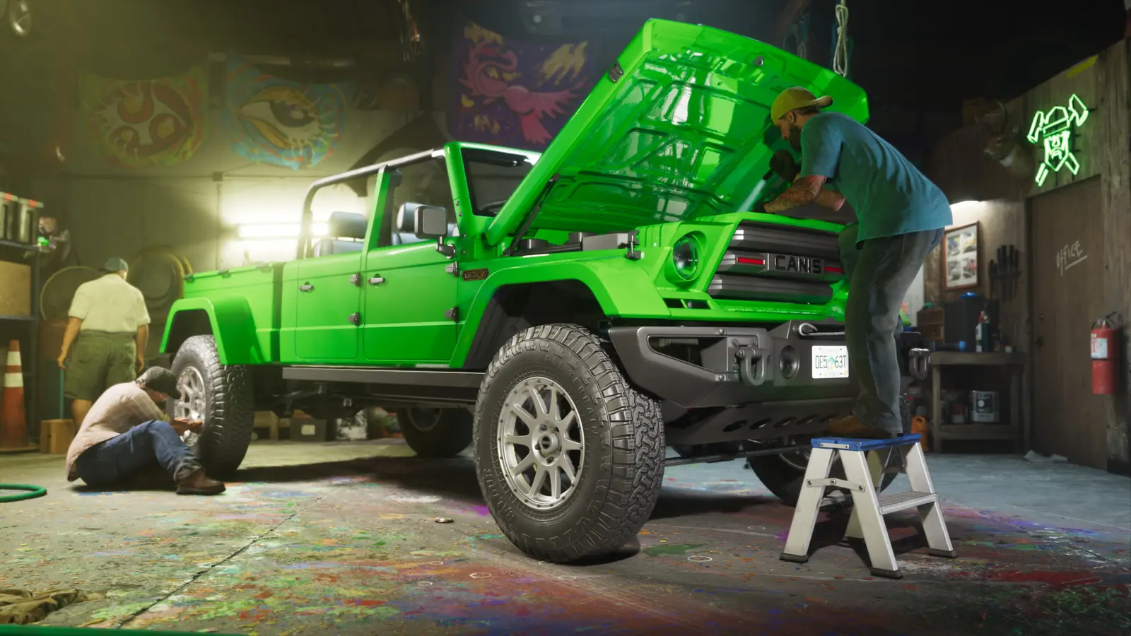 Canis Kamacho in GTA 6 - rear three-quarter view
