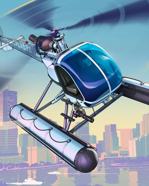 Sea Sparrow helicopter in GTA 6