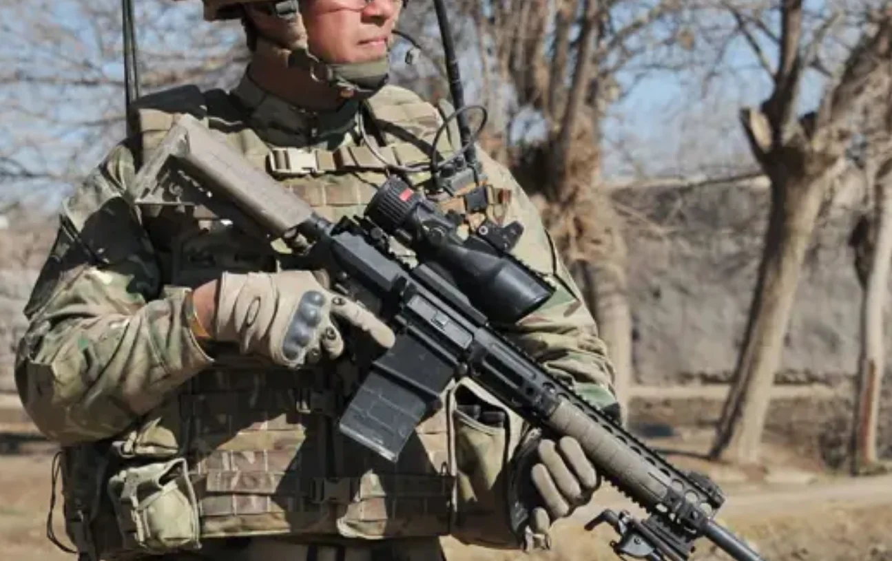 L129A1 Sharpshooter rifle, the real-world basis for the GTA 6 weapon.