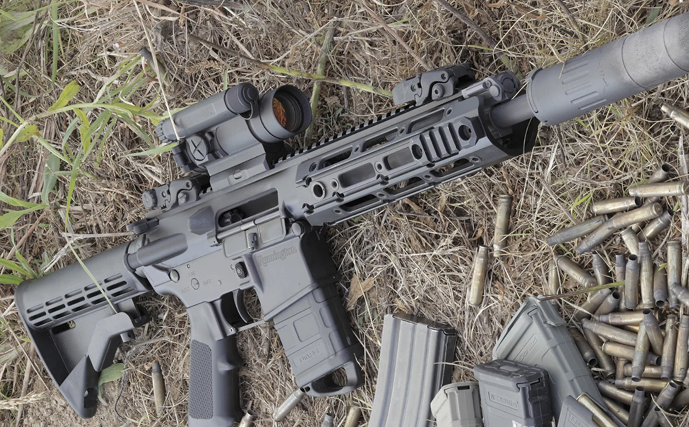 AR-15 / HK416 carbine, the real-world basis for the GTA 6 weapon.