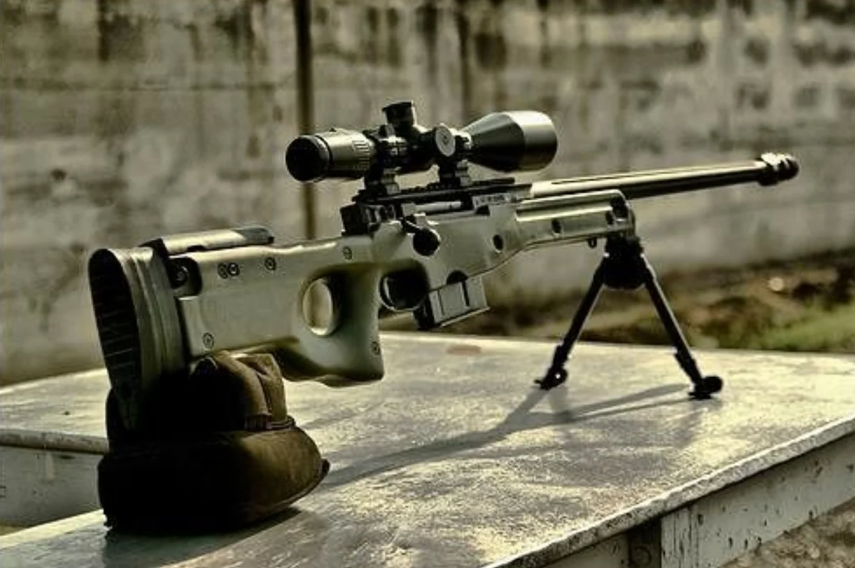 Accuracy International Arctic Warfare L96A1 rifle, the real-world basis for the GTA 6 weapon.
