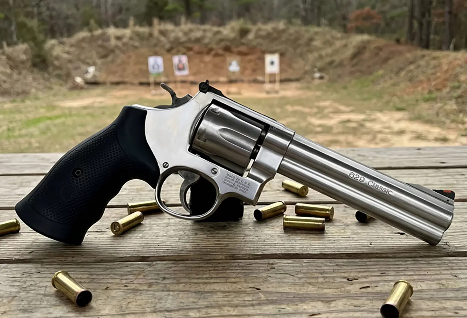 Smith & Wesson Model 629 Classic revolver, the real-world basis for the GTA 6 weapon.