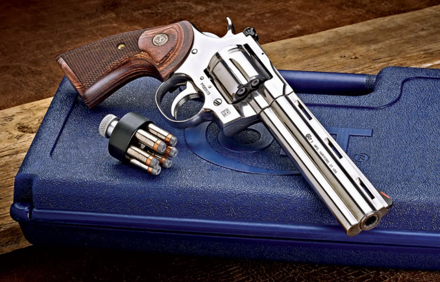 Colt Python revolver, the real-world basis for the GTA 6 weapon.