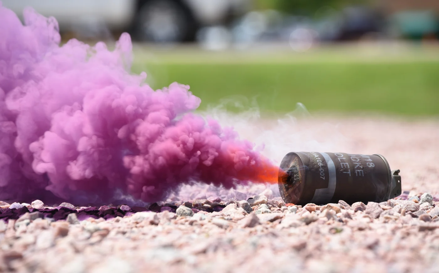 M18 smoke grenade, the real-world basis for the GTA 6 weapon.